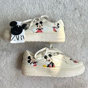Zara Disney Mickey Mouse Sneakers
